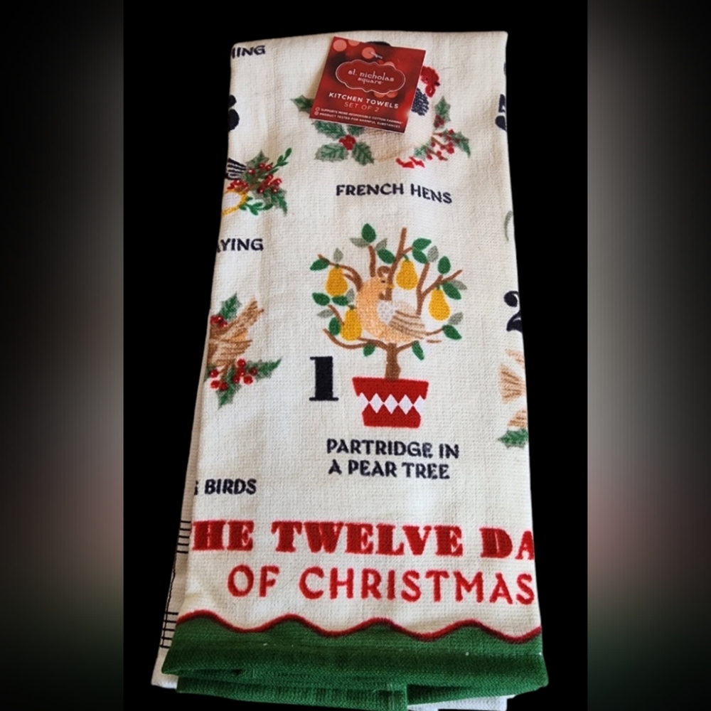 NWT Christmas Kitchen Towel